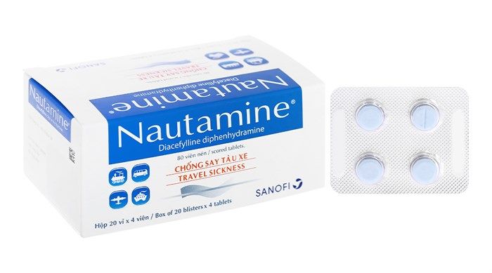 Hình ảnh thuốc chống say tàu xe Nautamine 2