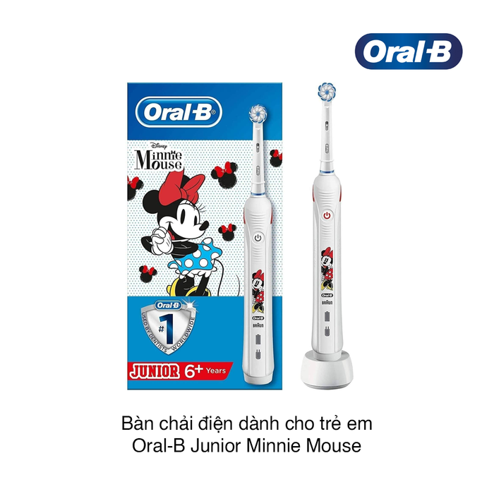 BÀN CHẢI ĐIỆN CHO TRẺ EM ORAL-B JUNIOR hình ảnh 2