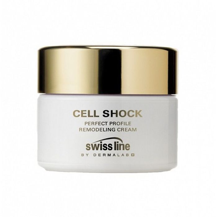 Kem tái tạo da cổ và cằm Swissline Cell Shock Perfect Profile Remodeling Cream – Hình ảnh 2