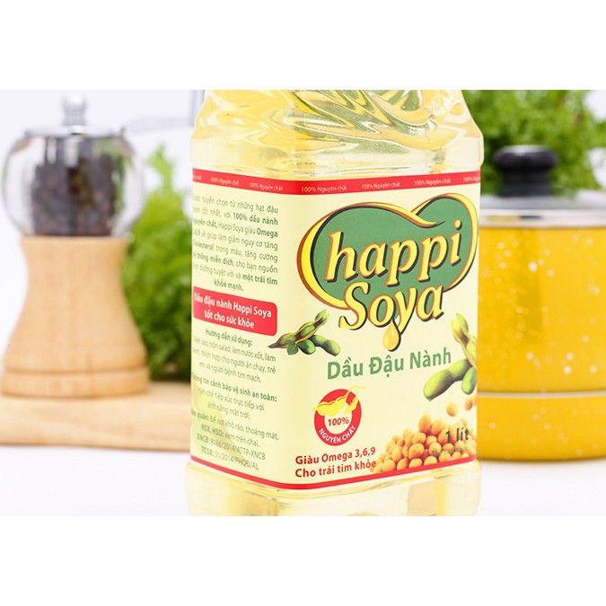 Hình ảnh dầu đậu nành Happi Soya 1