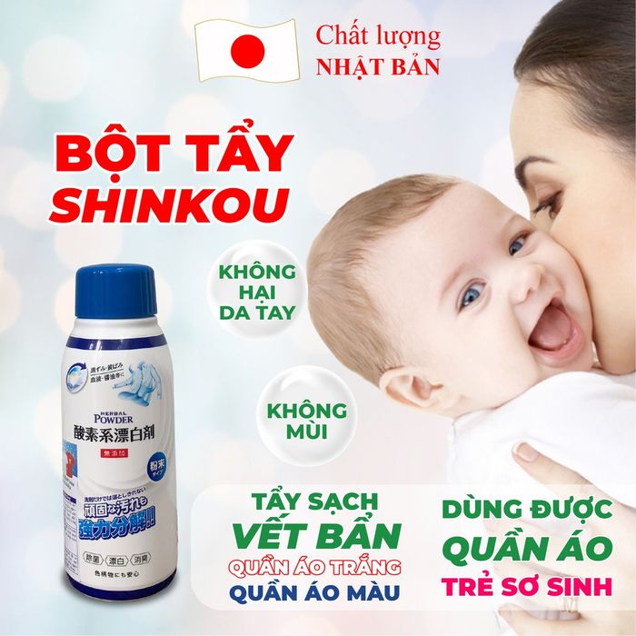 Hình ảnh bột tẩy quần áo màu Mitsuei 2