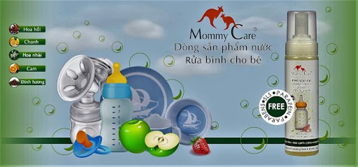 Nước rửa bình sữa và núm vú Mommy care - Hình ảnh 1