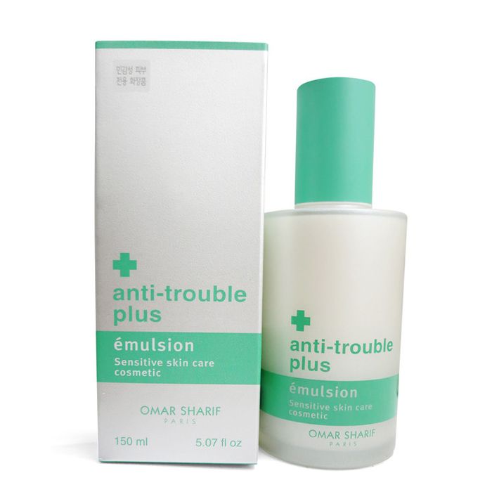 Hình ảnh Kem dưỡng ẩm và làm dịu da Omar Sharif Anti Trouble Plus Emulsion số 1