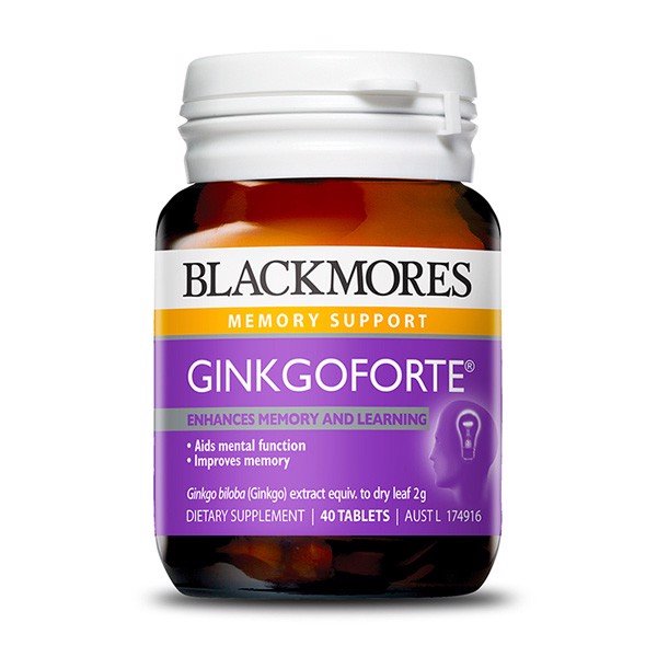 Blackmores GinkgoForte - Viên uống hỗ trợ tuần hoàn não - Hình 2