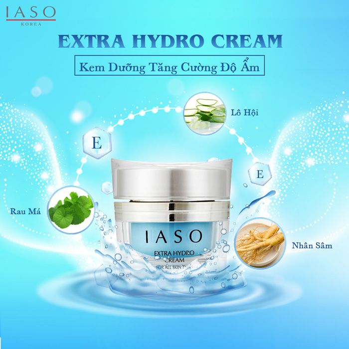 Hình ảnh Kem cấp ẩm IASO Extra Hydro Cream