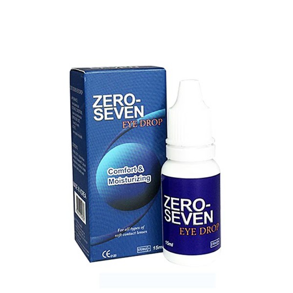 Nước nhỏ mắt chuyên biệt cho kính áp tròng Zero Seven từ Hàn Quốc - Hình 1