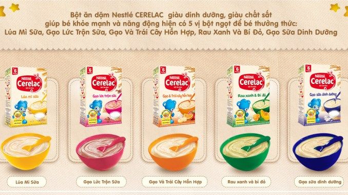 Hình ảnh bột ăn dặm Nestlé 2