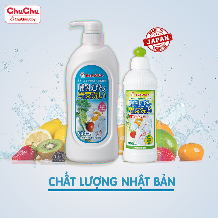 Hình ảnh nước rửa bình sữa Chuchu Baby 3