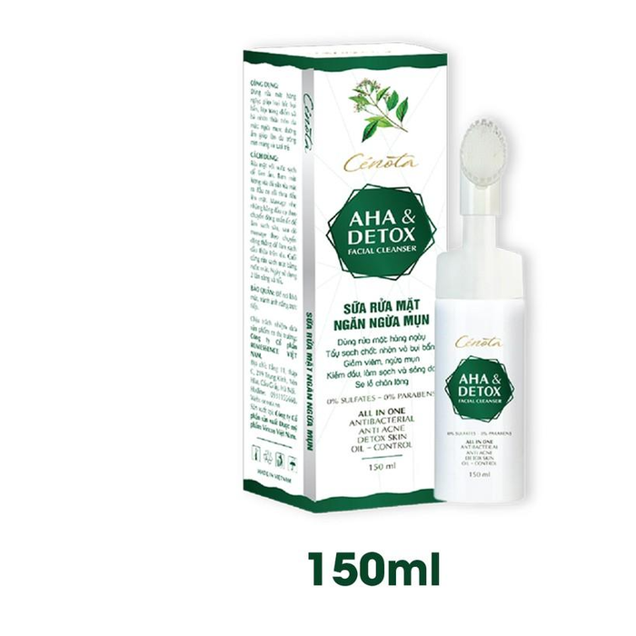 Sữa Rửa Mặt Cenota AHA & DETOX - Hình 1