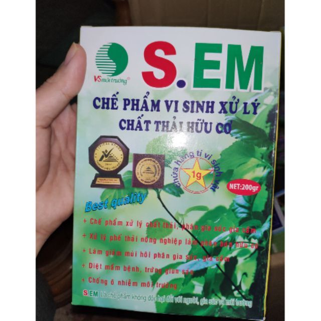 Chế phẩm vi sinh xử lý chất thải hữu cơ S.EM - hình ảnh 2