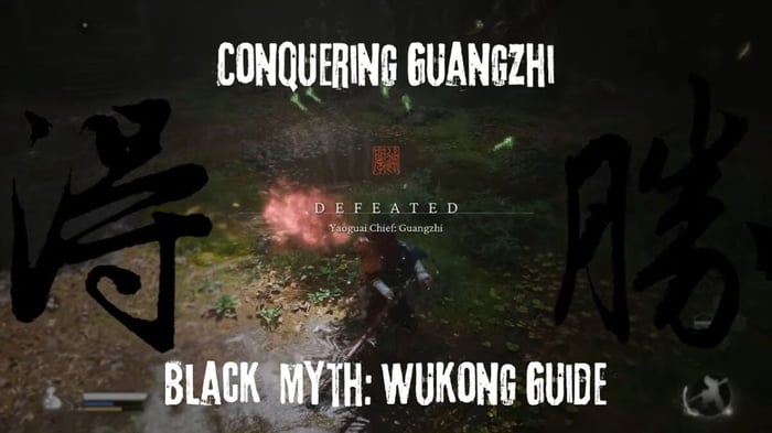 Chinh Phục Guangzhi – Bìa Hướng Dẫn Đánh Bại Yaoguai Sói Dữ Trong Black Myth: Wukong