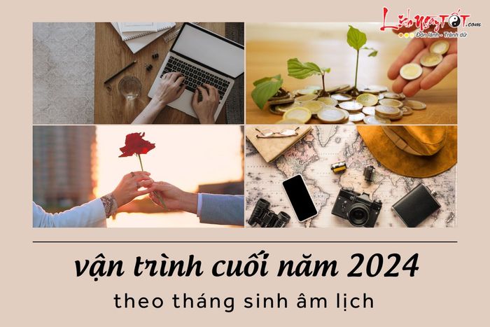 Vận trình cuối năm 2024 dựa trên tháng sinh