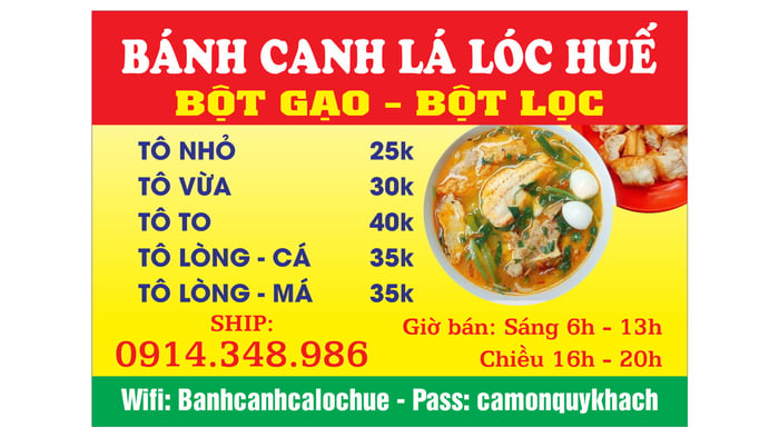 Bánh canh cá lóc Quang hình 2