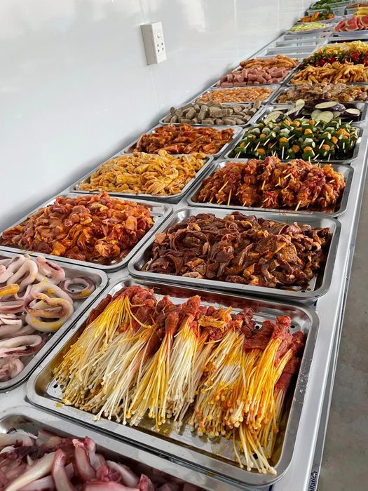 Ảnh bữa tiệc buffet nướng và lẩu số 1