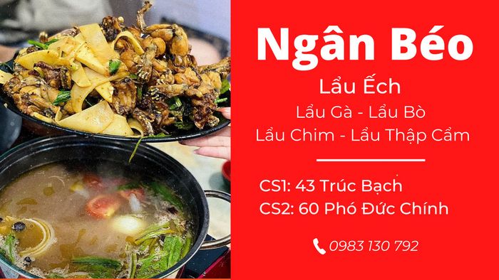 Hình ảnh lẩu ếch Ngân Béo 1