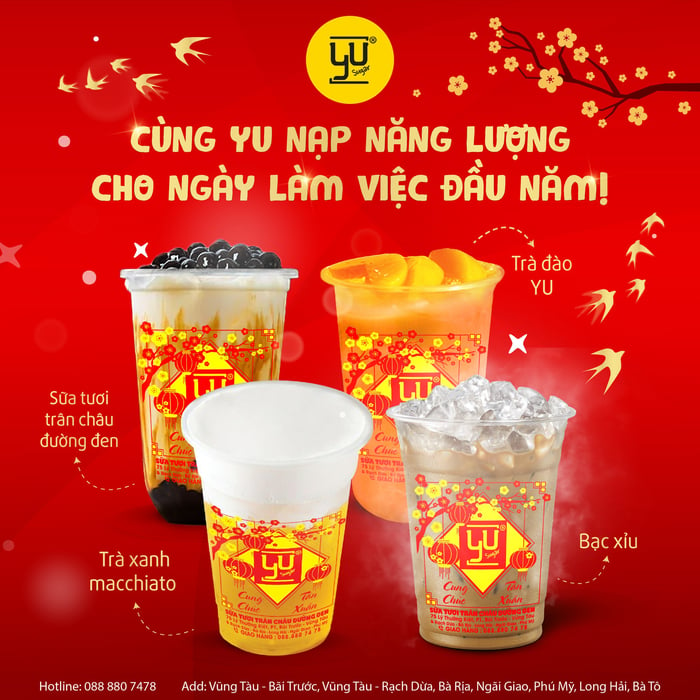 Hình ảnh YU Sugar - Sữa tươi trân châu đường đen 2