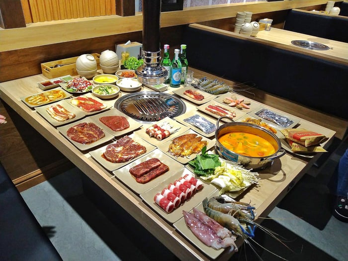 Hình Ảnh 1 tại Soowon BBQ Trà Vinh - Buffet Lẩu Nướng