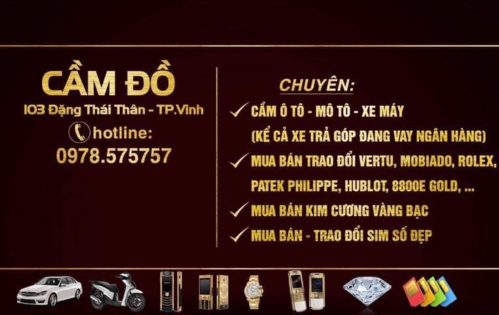 Hình ảnh 1 của Cầm Đồ 103 Đặng Thái Thân