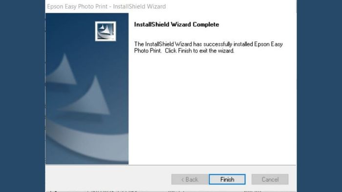 Hoàn tất việc cài đặt driver cho máy in Epson L805