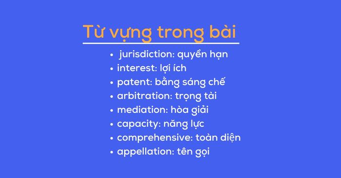 Từ vựng trong đoạn văn