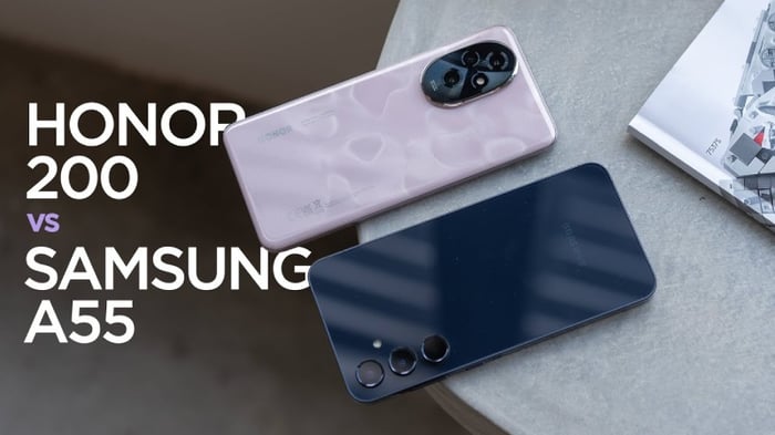 So sánh giữa HONOR 200 và Galaxy A55 - Phần 1