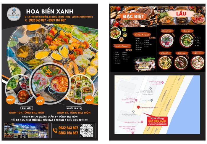 Hình ảnh 2 của HOA BIỂN XANH Seafood - Lẩu & BBQ