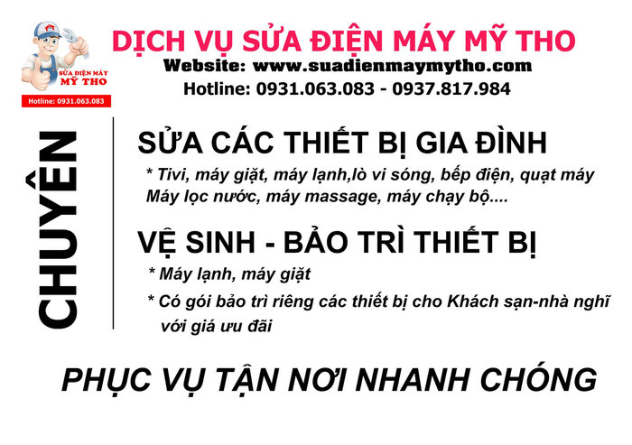 Hình ảnh dịch vụ sửa chữa điện máy Mỹ Tho 2