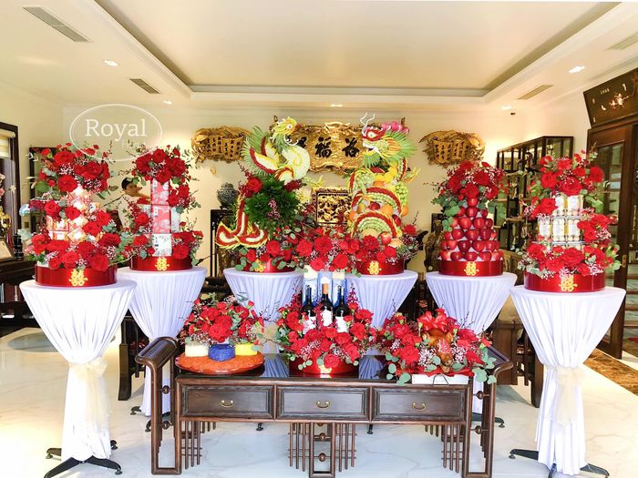 Hình ảnh bộ tráp cưới hỏi tại Royal Florist 1