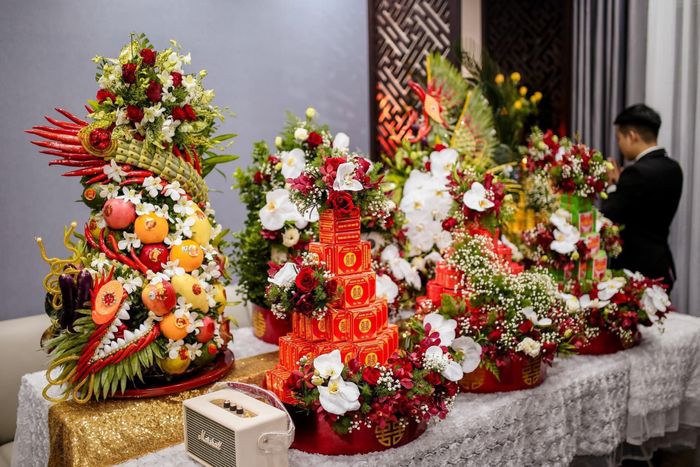 Hình ảnh bộ tráp cưới tại Thái Vy Wedding & Events 1