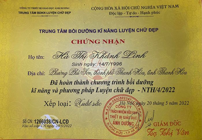 Hình ảnh Lớp Tiền Tiểu Học Cô Linh 2