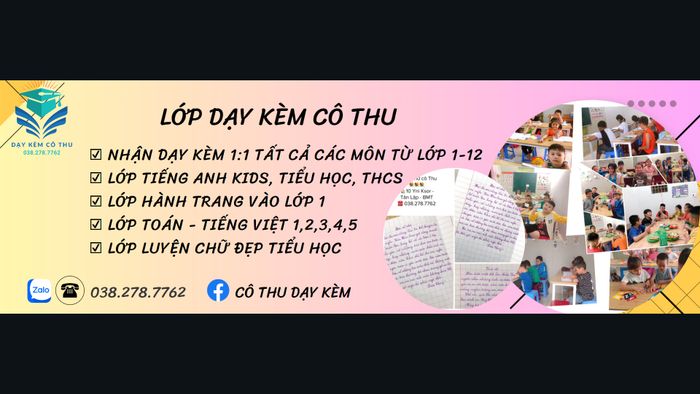 Lớp dạy kèm Cô Thu hình ảnh 1