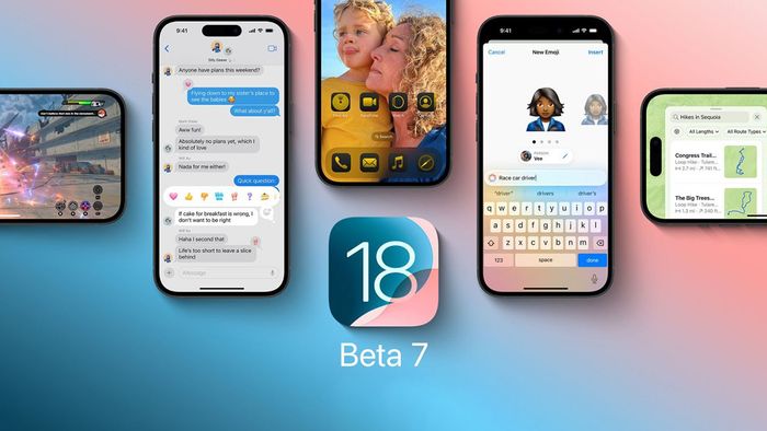 Apple ra mắt iOS 18 và iPadOS 18 beta 7