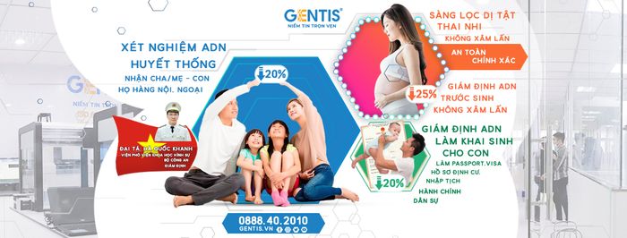 Hình ảnh Trung tâm xét nghiệm ADN Gentis 1