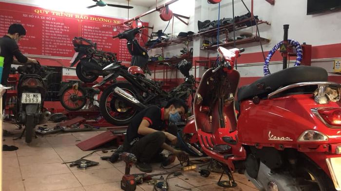 Sửa Chữa Xe Máy Hải Đội Cung (Hình 2)