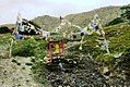 Bánh xe cầu nguyện vận hành bằng nước ở Thung lũng Spiti, Ấn Độ.