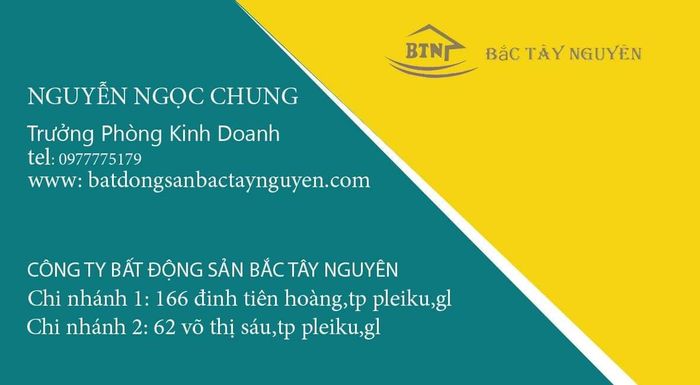 Công Ty Bất Động Sản Bắc Tây Nguyên - Hình ảnh 1