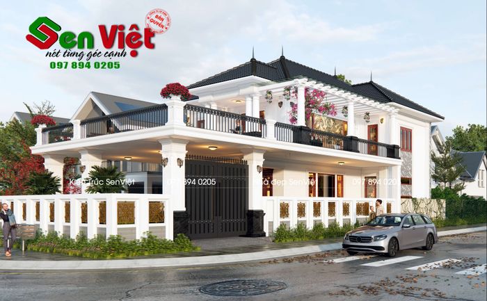 Hình ảnh thiết kế và thi công nhà đẹp Sen Việt 1