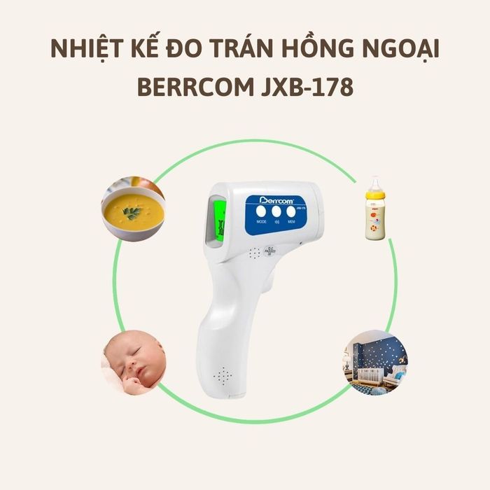 Hình ảnh Nhiệt Kế Berrcom JXB178 Dành Cho Trẻ Em 2