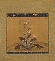 Tranh lụa thời Minh khoảng năm 1368–1550, mô tả cây mù tạc và bướm