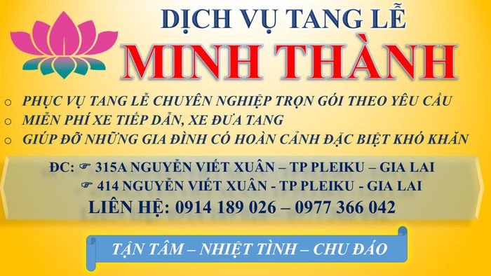 Hình ảnh Dịch vụ tang lễ Minh Thành 1