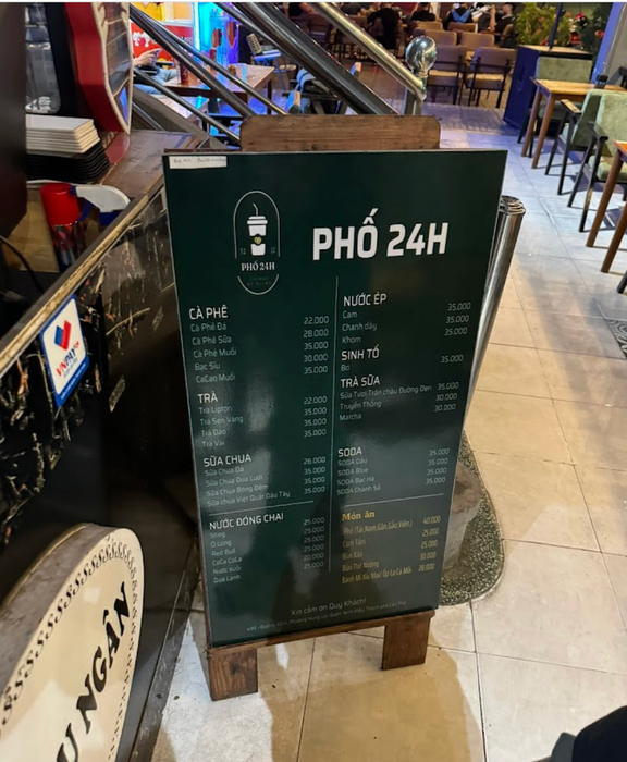 Hình ảnh đầu tiên của Café PHỐ 24H