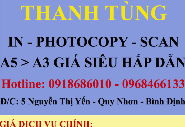 Ảnh 1 của Dịch vụ Photocopy - Scan - In Thanh Tùng
