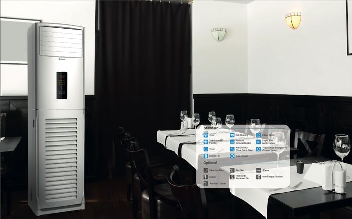 Hình ảnh điều hòa tủ đứng Casper 2