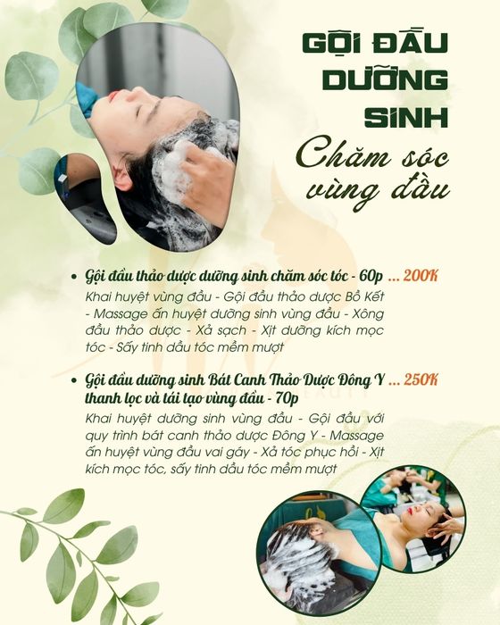 Hình ảnh gội đầu dưỡng sinh cho vùng đầu 1