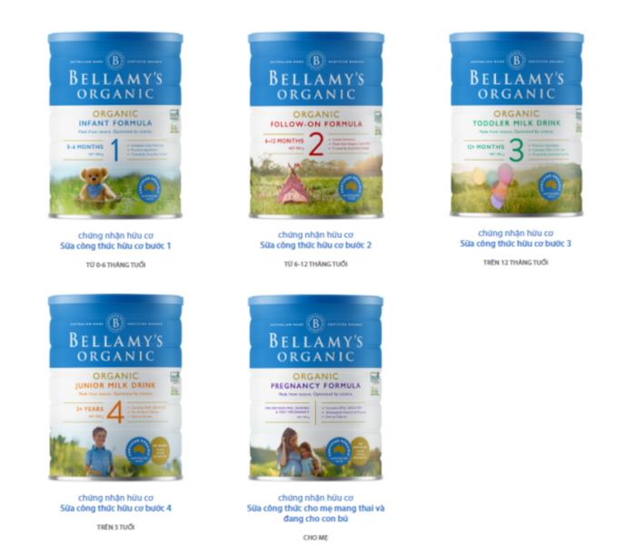 Sữa Bellamy's Organic - Hình ảnh 1