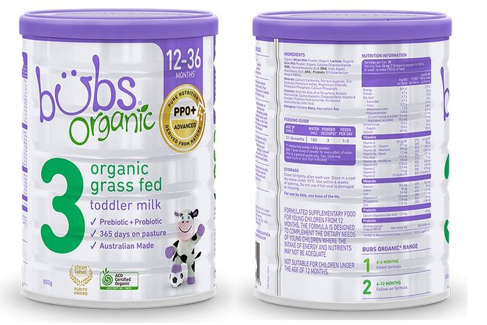 Sữa Bubs từ Úc - Hình ảnh 1