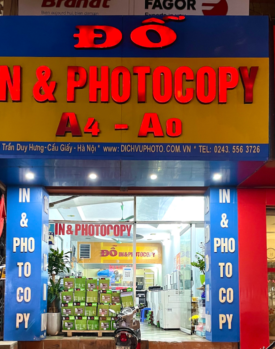 Photocopy gần đây 8 Đỗ In & Photocopy A4 A0 - Dịch vụ in ấn và photo chất lượng cao