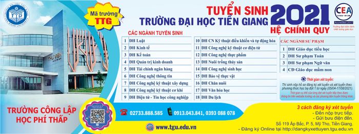 Hình ảnh Trường Đại học Tiền Giang 1