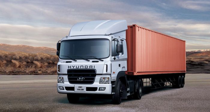 Hình ảnh xe đầu kéo Hyundai số 2