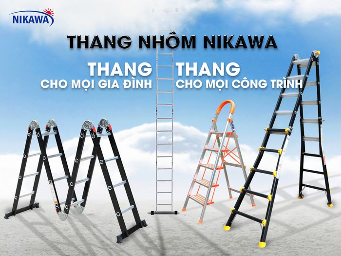 Hình ảnh thang nhôm Nikawa 1